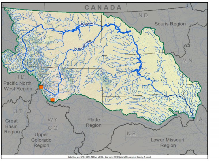 Upper Missouri Basin Treeflow